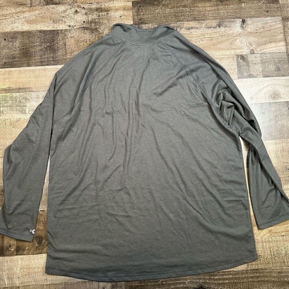 Carhartt Force Men’s Size 2XL Pullover Sweater Grey 1/4 Zip Relaxed Fit NWT - Picture 4 of 6